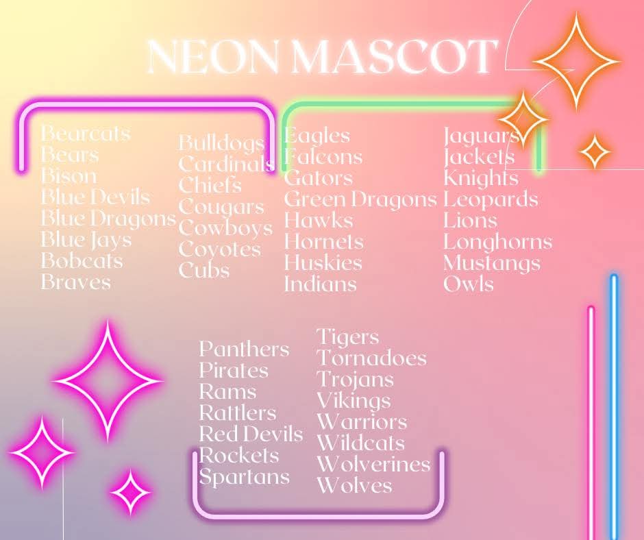 NEON MASCOT